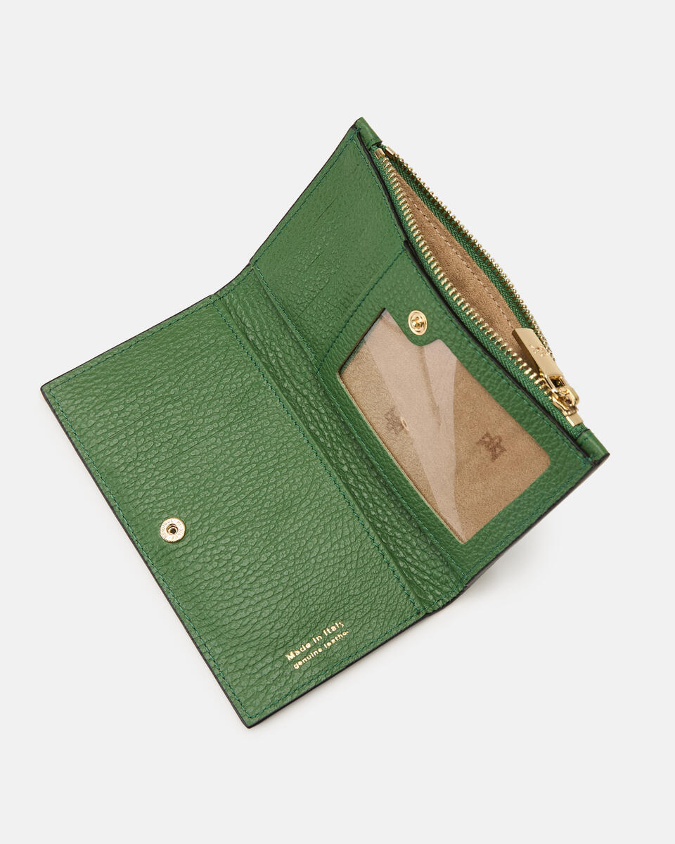 Vertikale Kartenhalter Aloe  - Damen Brieftaschen - Damen Brieftaschen - Brieftaschen - Cuoieria Fiorentina