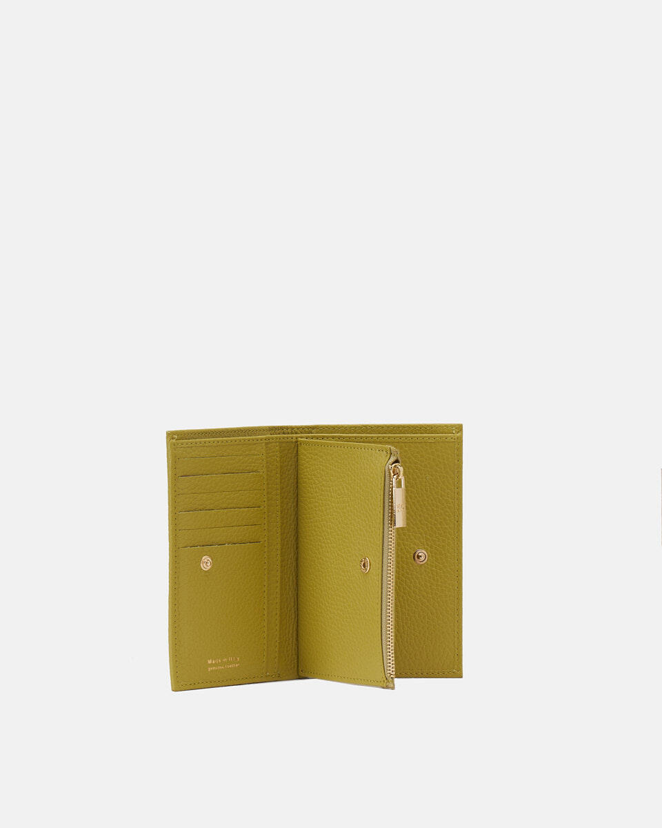 Vertikale Brieftasche Lime  - Zubehor - Special Price - Cuoieria Fiorentina