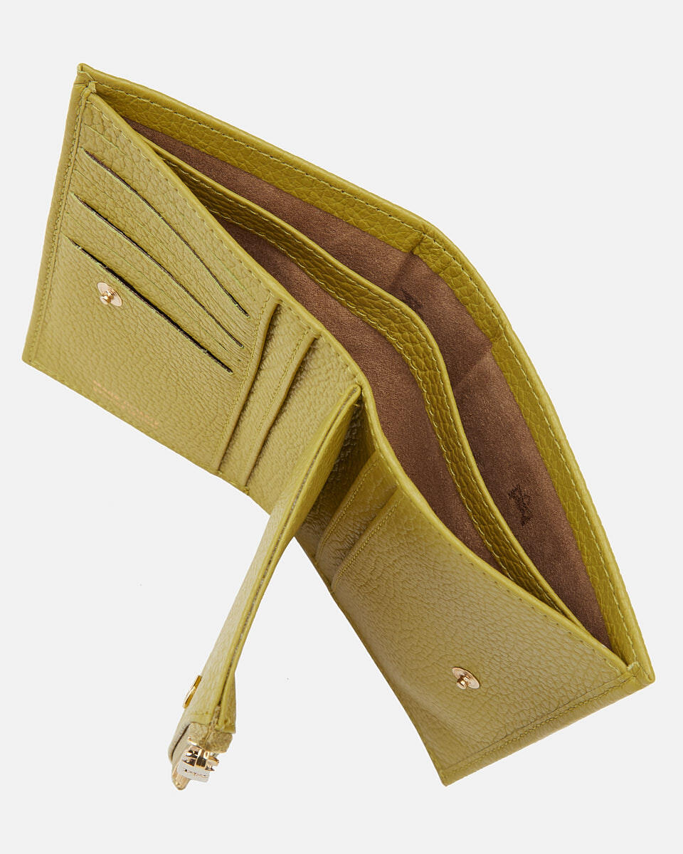 Vertikale Brieftasche Lime  - Zubehor - Special Price - Cuoieria Fiorentina