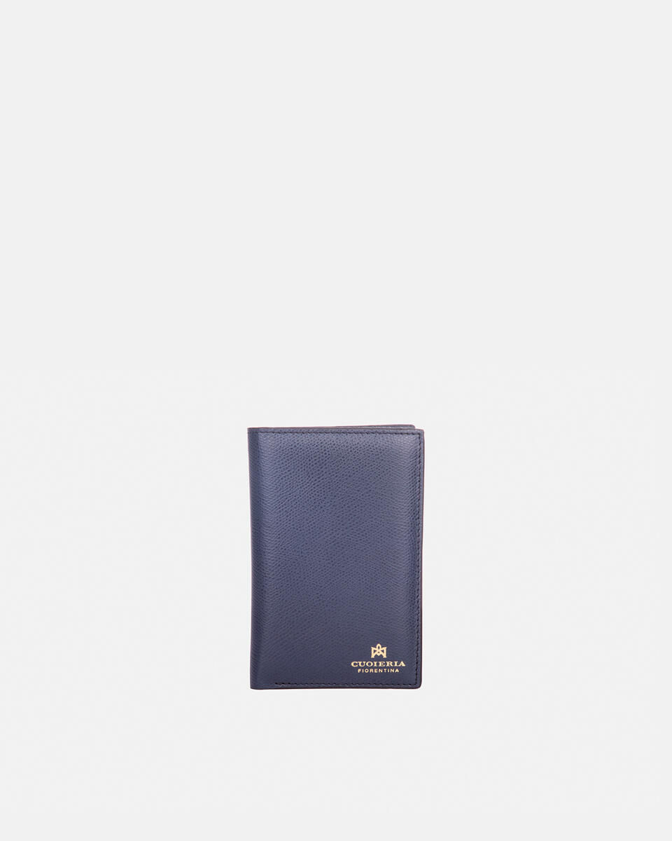 Vertikale Brieftasche Navy  - Damen Brieftaschen - Damen Brieftaschen - Brieftaschen - Cuoieria Fiorentina