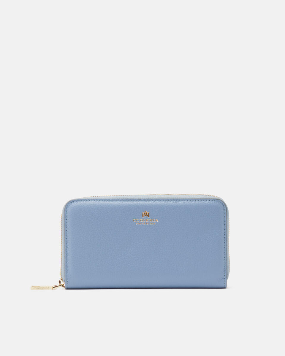 Brieftasche mit Reißverschluss Sky  - Damen Brieftaschen - Brieftaschen - Cuoieria Fiorentina
