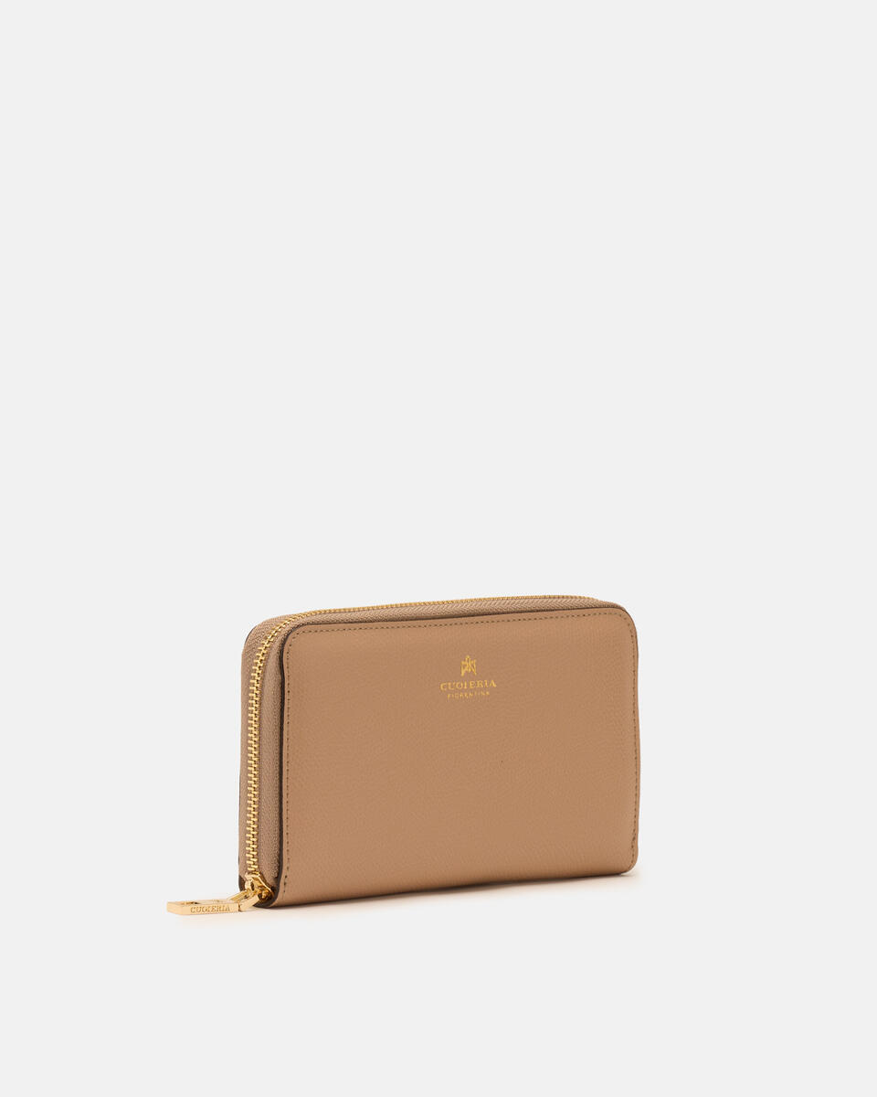 Brieftasche mit Reißverschluss Desert  - Damen Brieftaschen - Damen Brieftaschen - Brieftaschen - Cuoieria Fiorentina