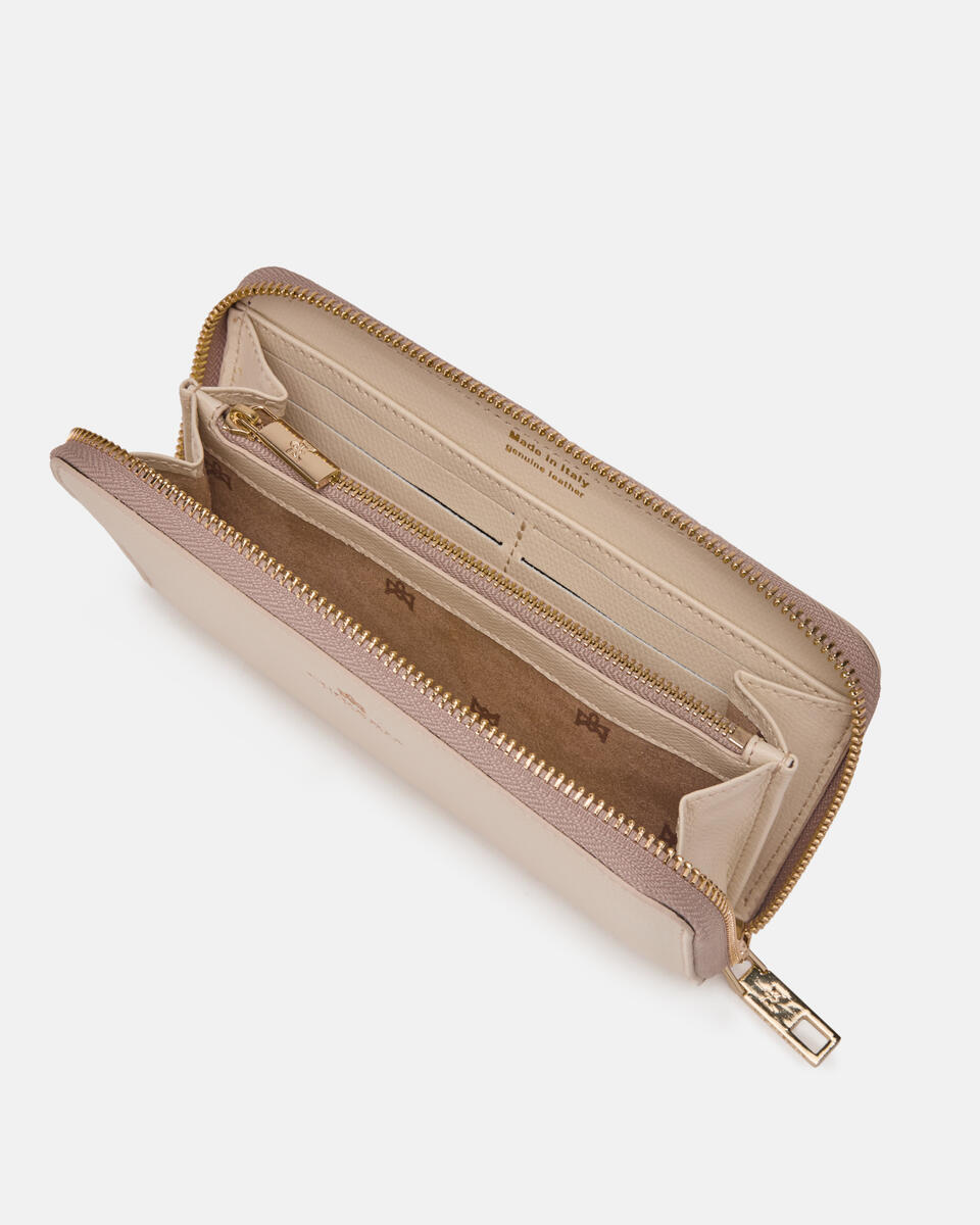 Brieftasche mit Reißverschluss Prosecco  - Damen Brieftaschen - Brieftaschen - Cuoieria Fiorentina