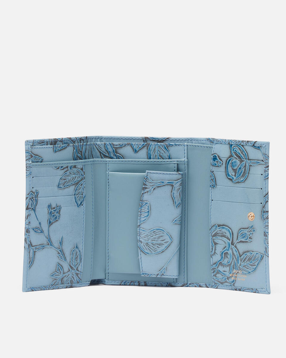 Brieftasche Hellblau  - Damen Brieftaschen - Damen Brieftaschen - Brieftaschen - Cuoieria Fiorentina