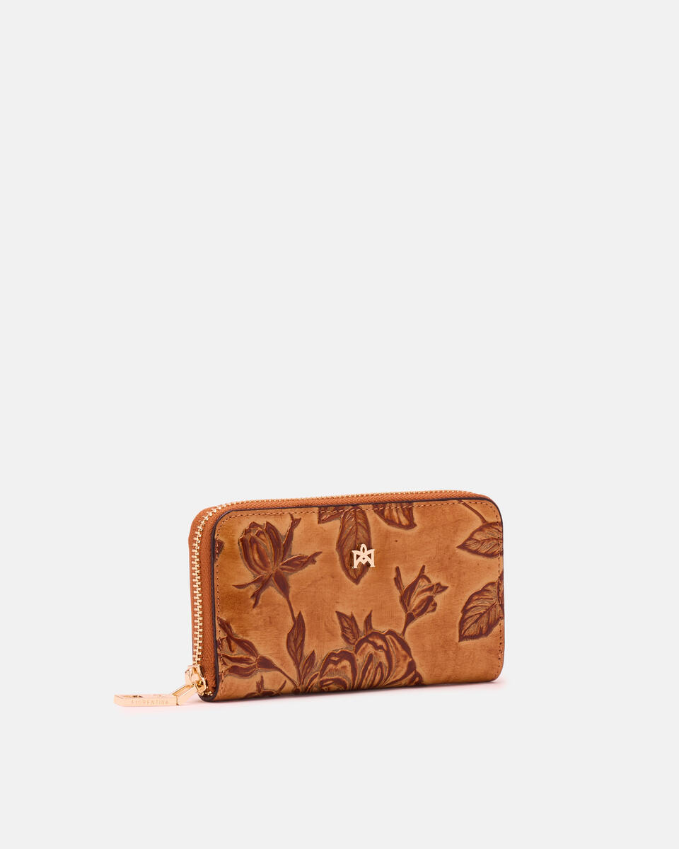 MINI BRIEFTASCHE MIT REISSVERSCHLUSS Beige  - Damen Brieftaschen - Damen Brieftaschen - Brieftaschen - Cuoieria Fiorentina