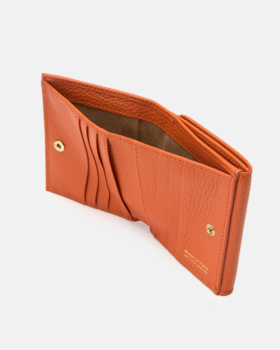 MINI BRIEFTASCHE Orange  - Damen Brieftaschen - Damen Brieftaschen - Brieftaschen - Cuoieria Fiorentina