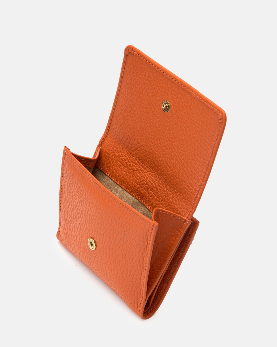MINI BRIEFTASCHE Orange  - Damen Brieftaschen - Damen Brieftaschen - Brieftaschen - Cuoieria Fiorentina
