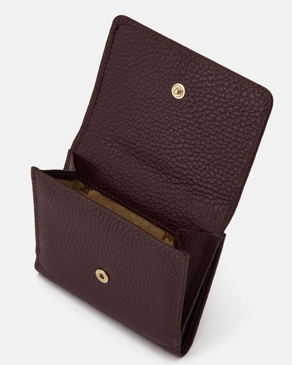 MINI BRIEFTASCHE Coffee  - Damen Brieftaschen - Damen Brieftaschen - Brieftaschen - Cuoieria Fiorentina