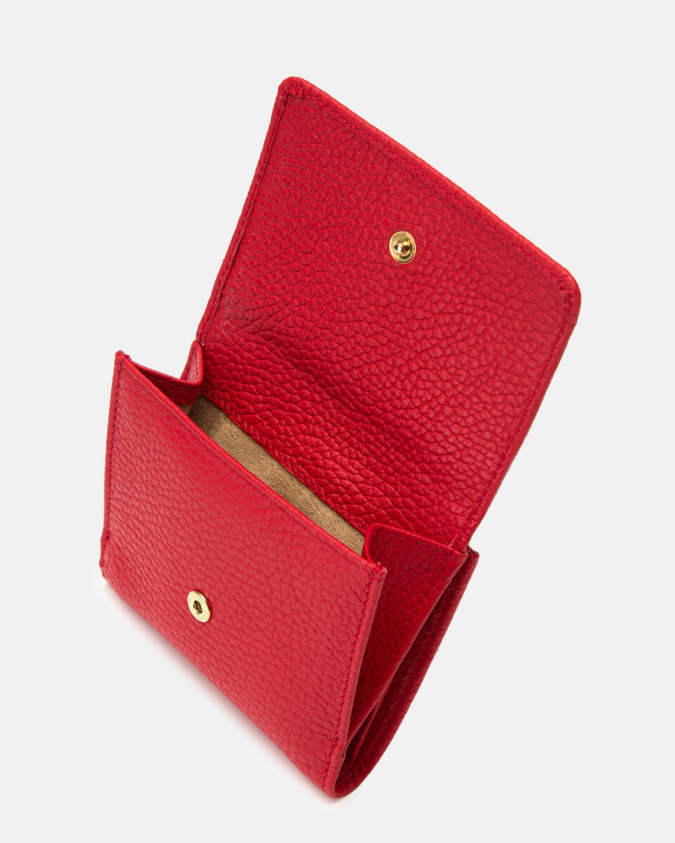 MINI BRIEFTASCHE Tomato  - Damen Brieftaschen - Damen Brieftaschen - Brieftaschen - Cuoieria Fiorentina