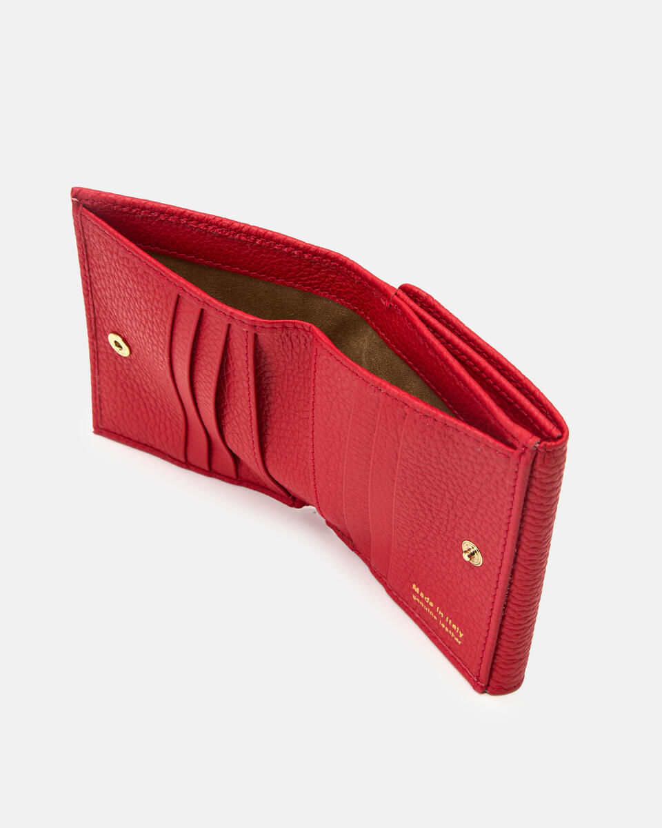 MINI BRIEFTASCHE Tomato  - Damen Brieftaschen - Damen Brieftaschen - Brieftaschen - Cuoieria Fiorentina