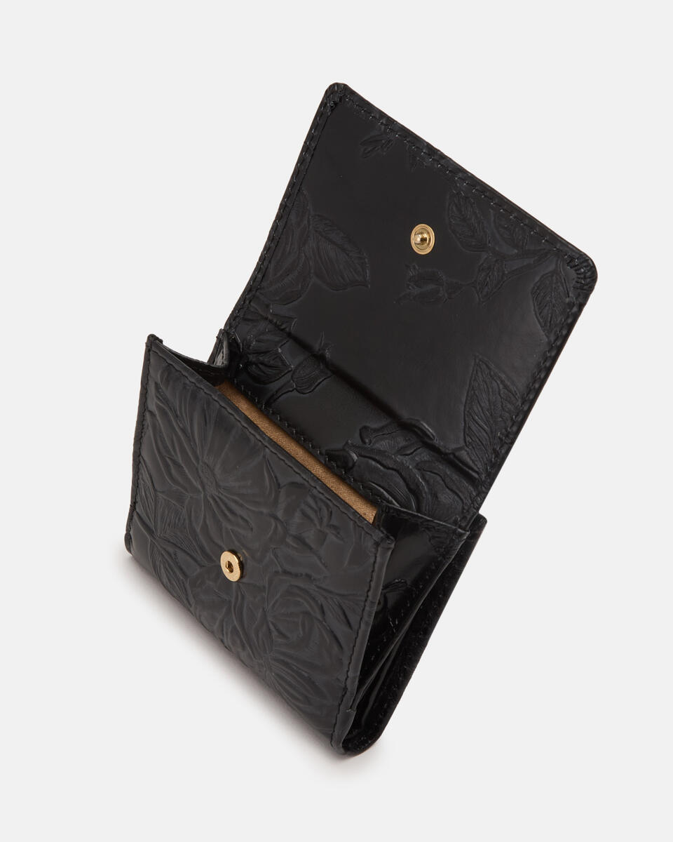 MINI BRIEFTASCHE Schwarz  - Damen Brieftaschen - Damen Brieftaschen - Brieftaschen - Cuoieria Fiorentina