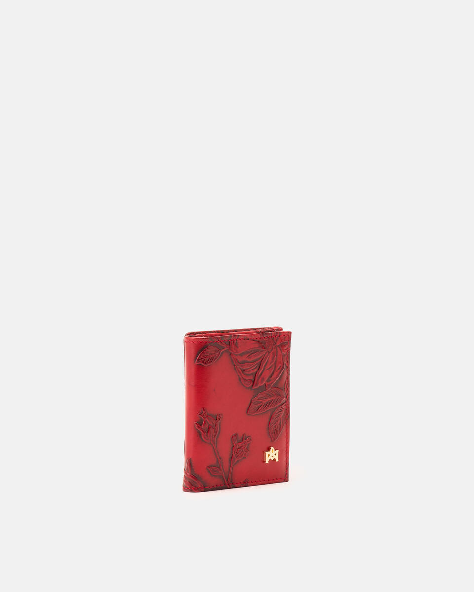 MINI BRIEFTASCHE Rot  - Damen Brieftaschen - Damen Brieftaschen - Brieftaschen - Cuoieria Fiorentina