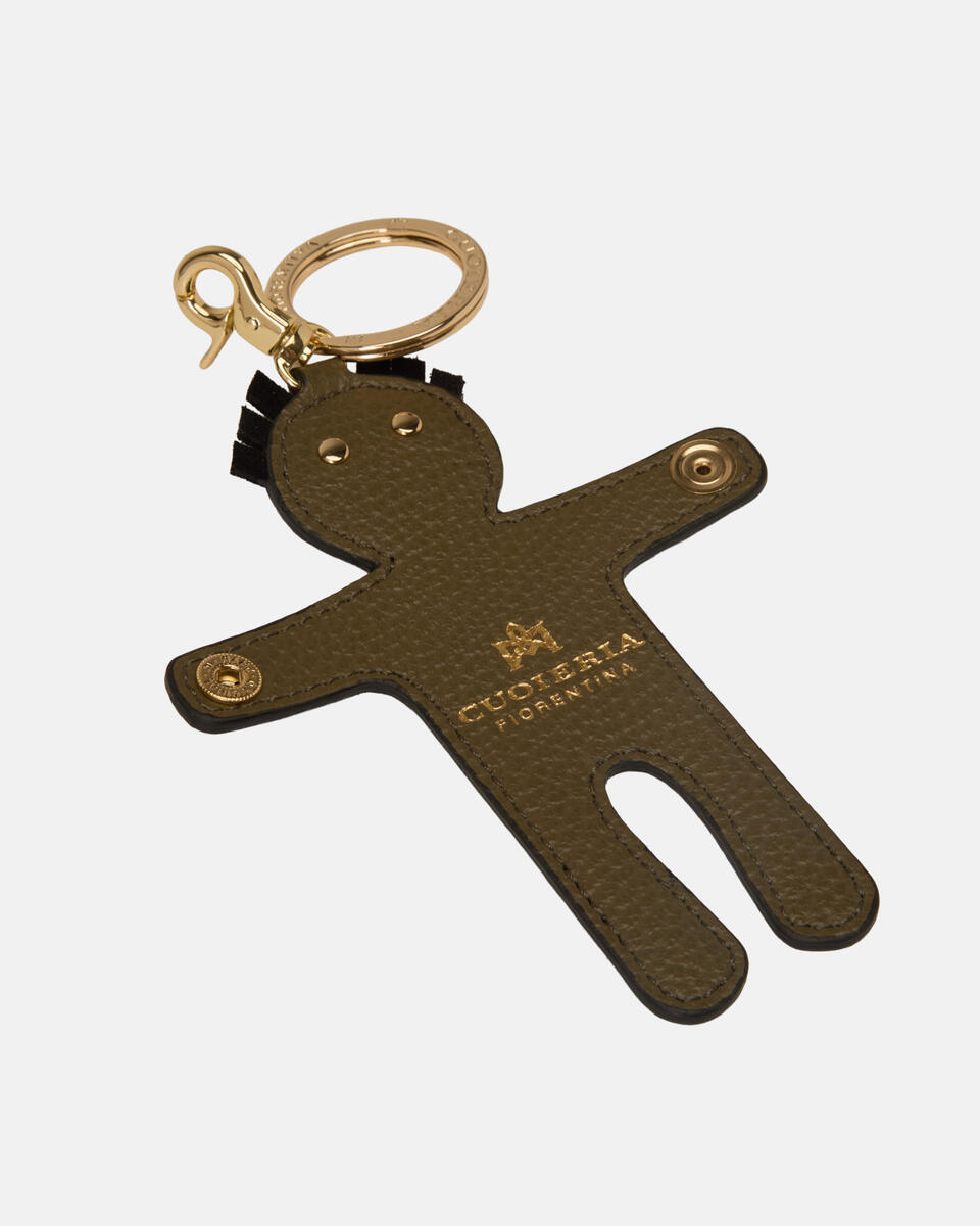 CHARM Waldgrün  - Damen Schlüsselanhänger - Damen Zubehör - Zubehor - Cuoieria Fiorentina