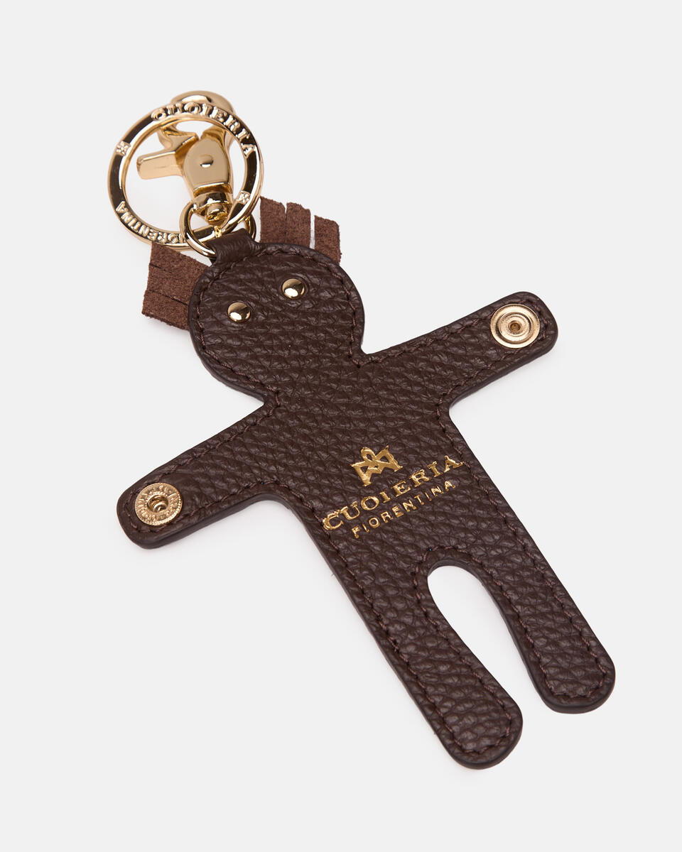 CHARM Schokolade  - Damen Schlüsselanhänger - Damen Zubehör - Zubehor - Cuoieria Fiorentina