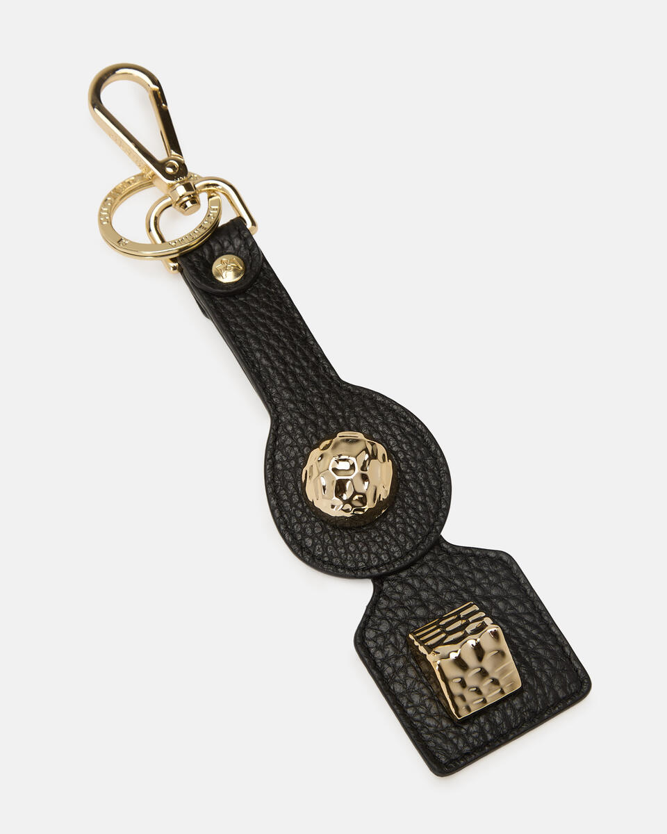 LEDERANHÄNGER Schwarz  - Damen Schlüsselanhänger - Damen Zubehör - Zubehor - Cuoieria Fiorentina