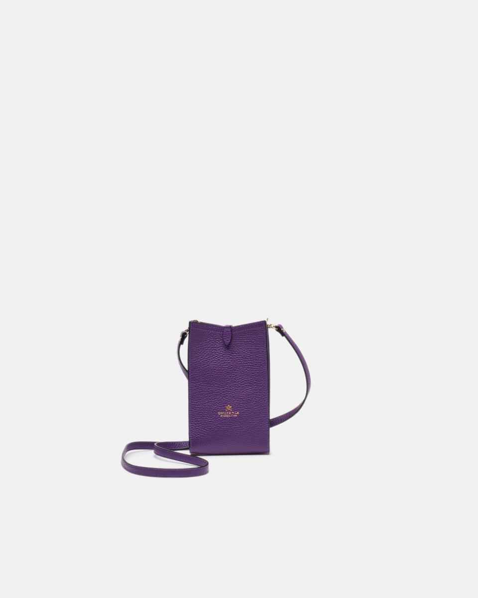 Telefonhalter Violett  - Zubehor - Special Price - Cuoieria Fiorentina
