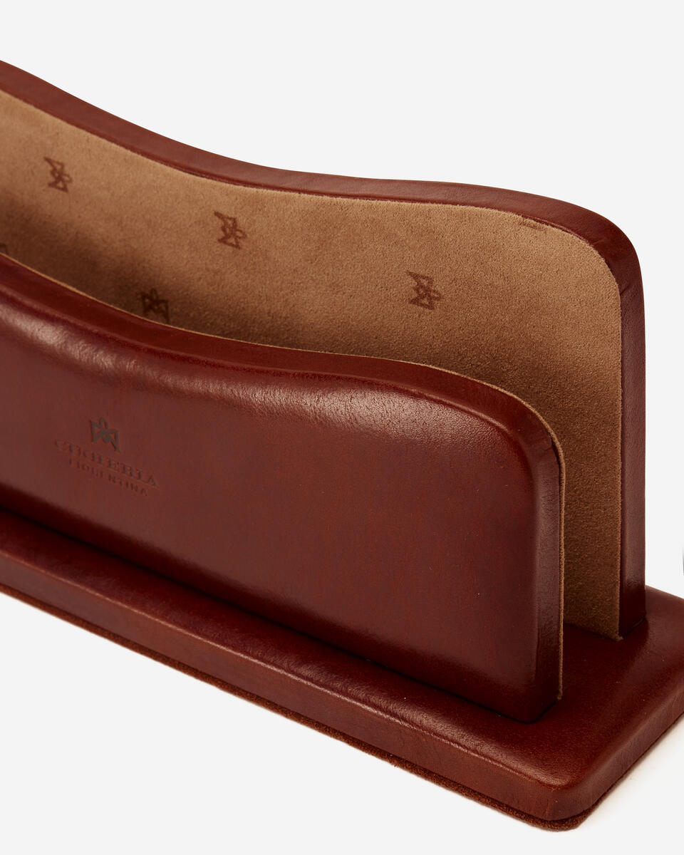 BRIEFHALTER Braun  - Buro - Business Tasche - Cuoieria Fiorentina
