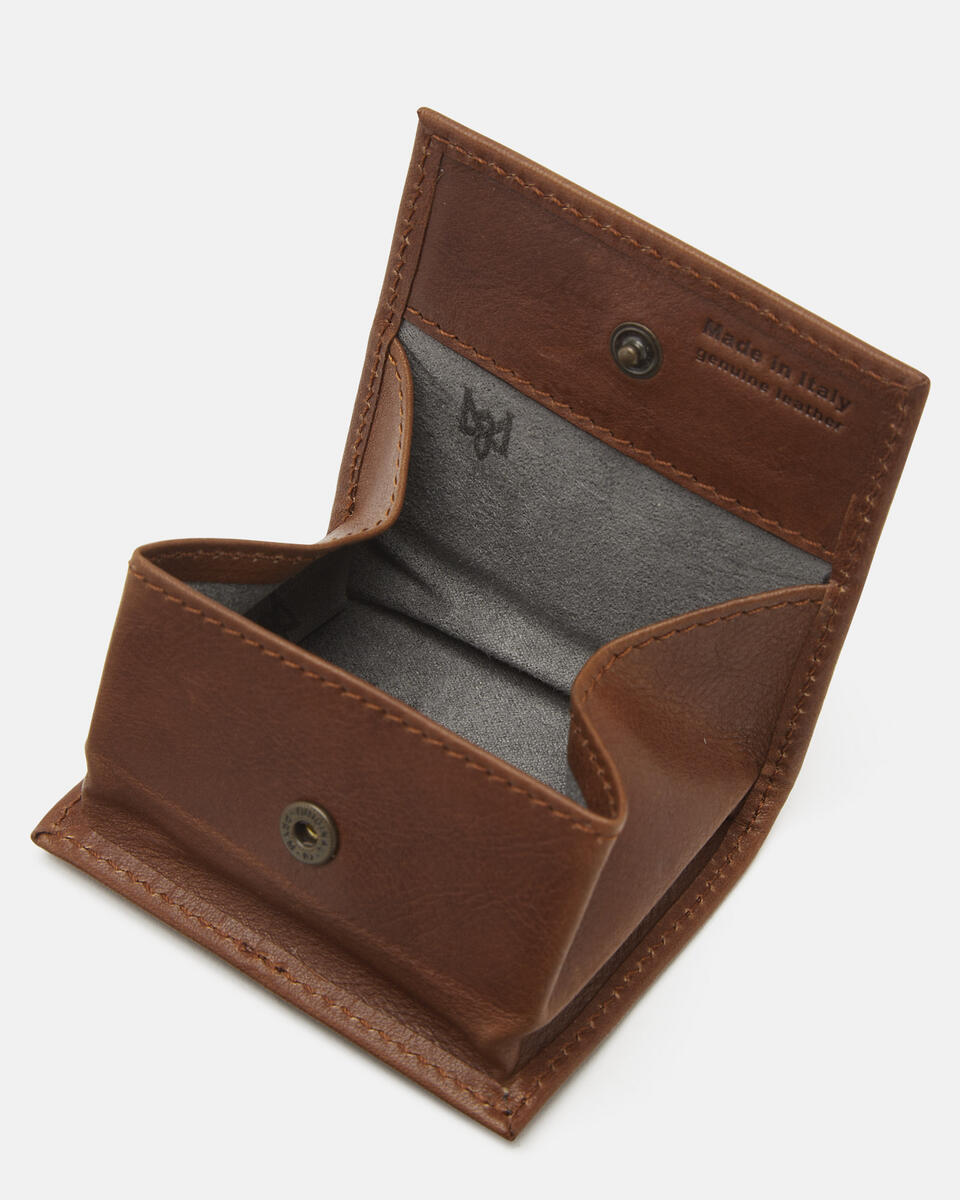 MÜNZGELDBÖRSE Braun  - Damen Brieftaschen - Herren Brieftaschen - Brieftaschen - Cuoieria Fiorentina