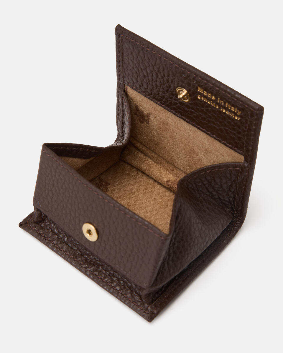MÜNZGELDBÖRSE Schokolade  - Damen Brieftaschen - Brieftaschen - Cuoieria Fiorentina