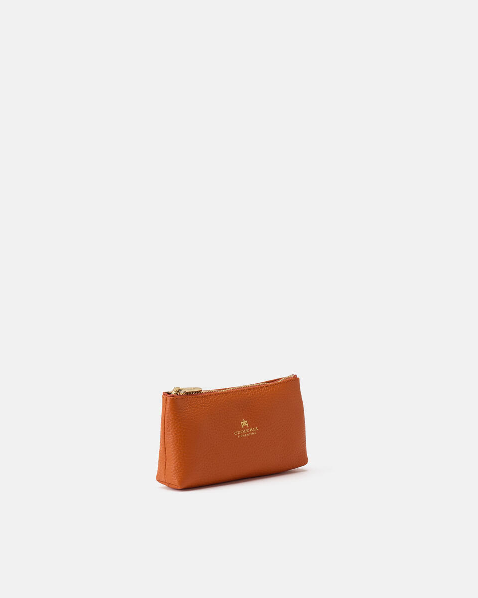 Schlüssel-Etui Orange  - Damen Schlüsselanhänger - Damen Zubehör - Zubehor - Cuoieria Fiorentina