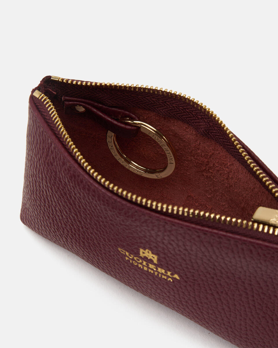 Schlüssel-Etui Bordeaux  - Necessaire - Damen Zubehör - Zubehor - Cuoieria Fiorentina
