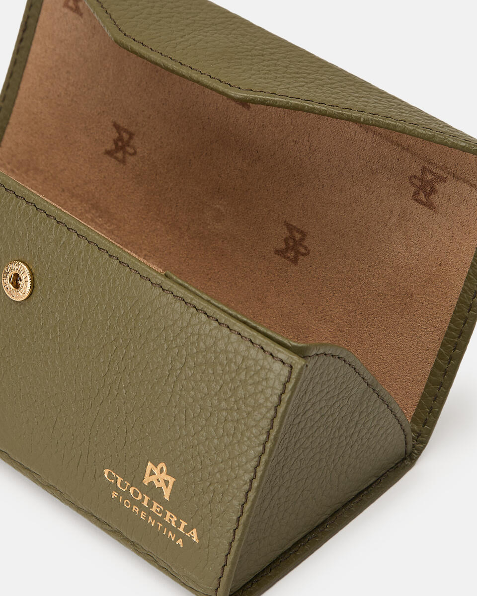 Faltbarer Brillenhalter MilitÄr  - Reisezubehör - Reisentaschen - Cuoieria Fiorentina