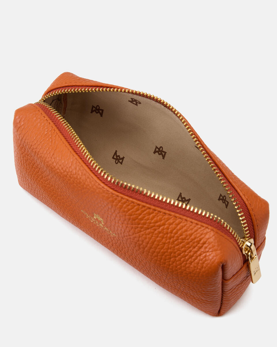 Make Up Tasche Orange  - Necessaire - Damen Zubehör - Zubehor - Cuoieria Fiorentina