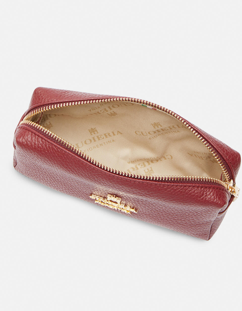 Make Up Tasche Bordeaux  - Cuoieria Fiorentina