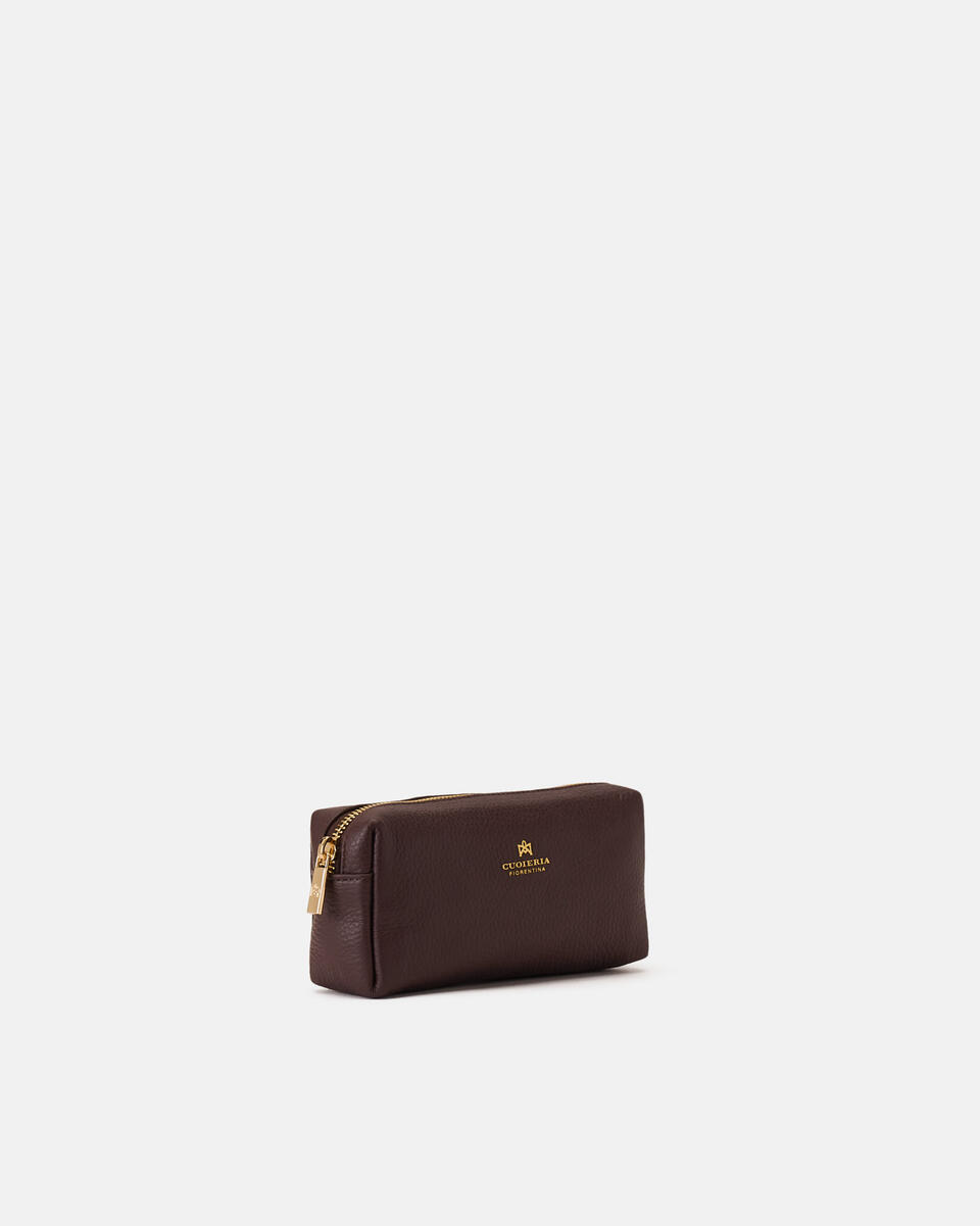 Make Up Tasche Coffee  - Cuoieria Fiorentina