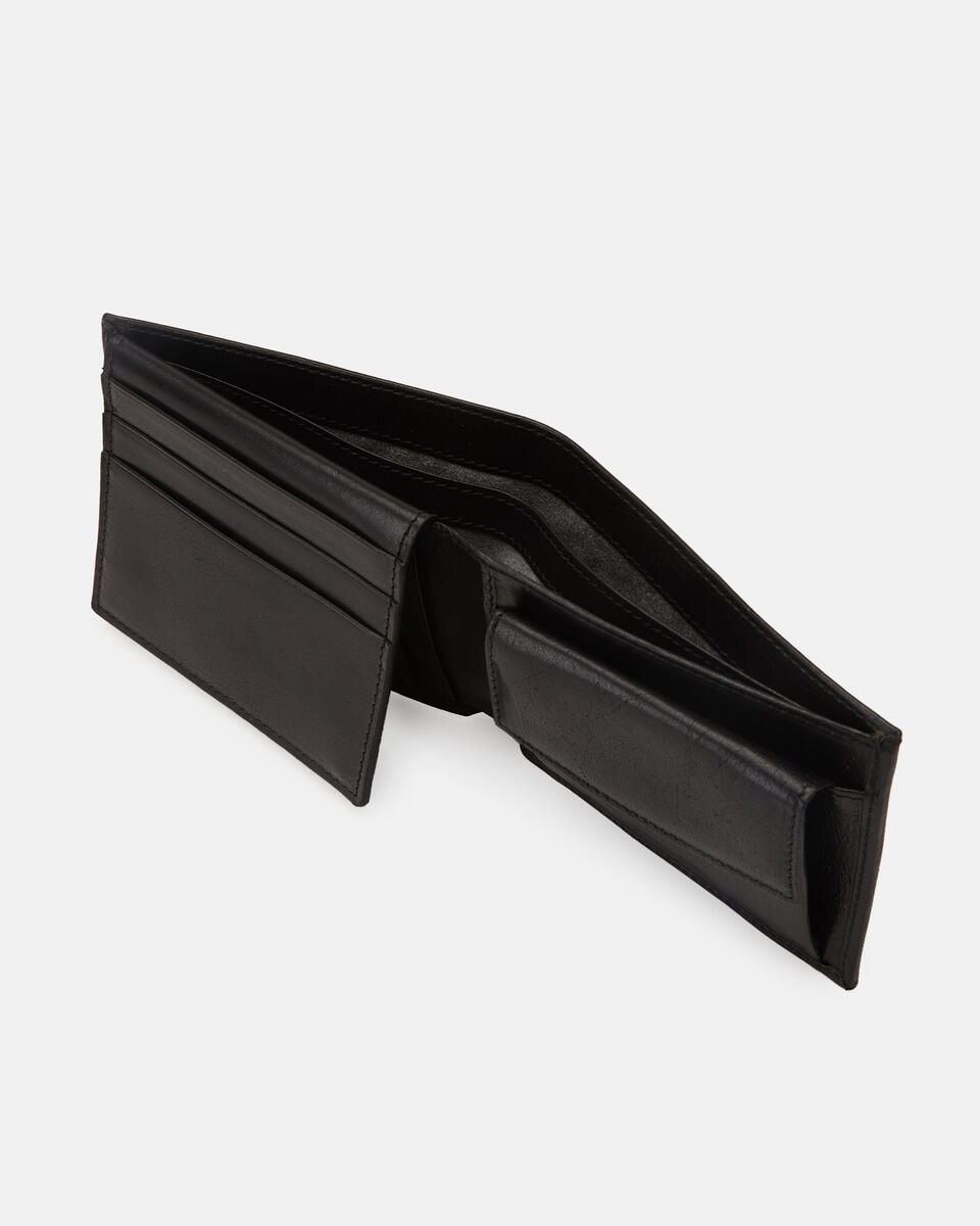 Grosse Brieftasche Schwarz  - Damen Brieftaschen - Herren Brieftaschen - Brieftaschen - Cuoieria Fiorentina