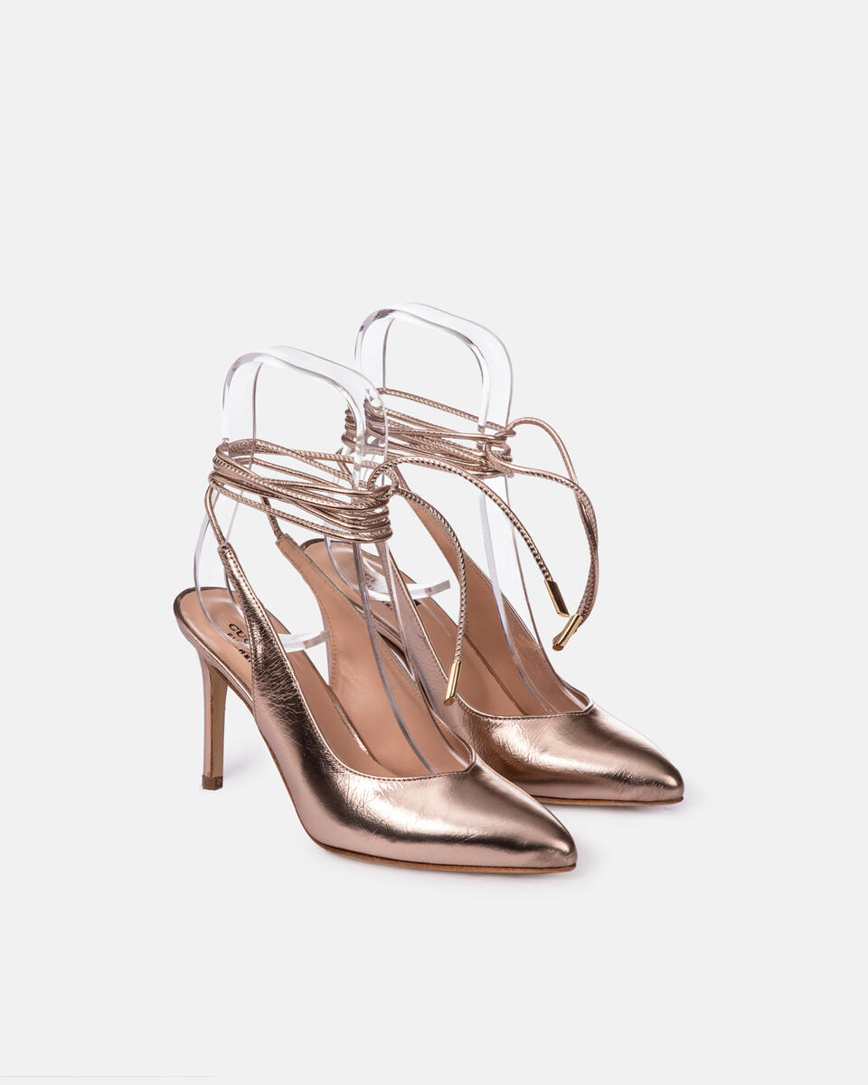 SLINGBACK DÉCOLLETÉ MIT SCHNÜRSENKELN Damen schuhe