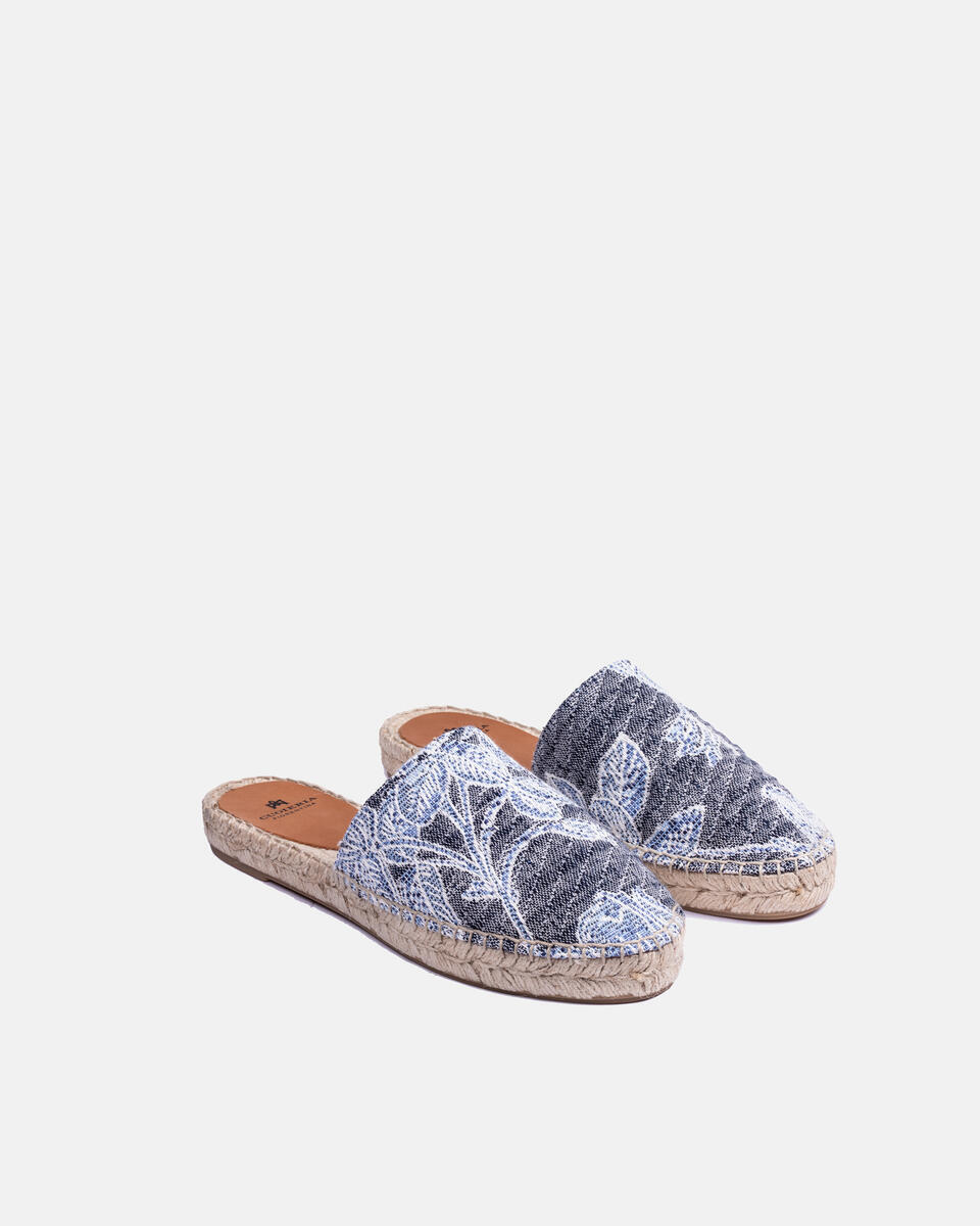 MULES JACQUARD Denim  - Schuhe - Special Price - Cuoieria Fiorentina