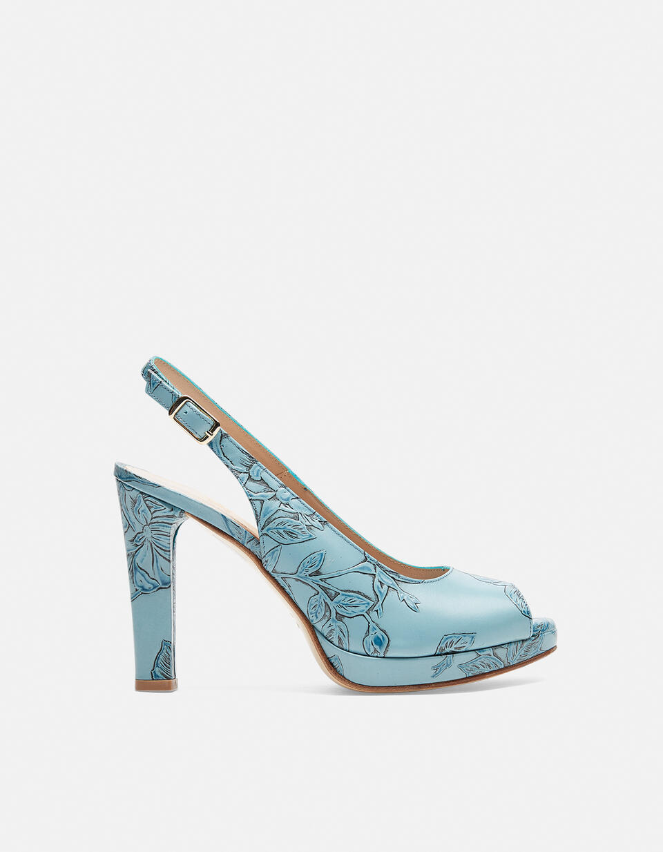 Monroe Sandale Hellblau  - Damen Schuhe - Schuhe - Cuoieria Fiorentina
