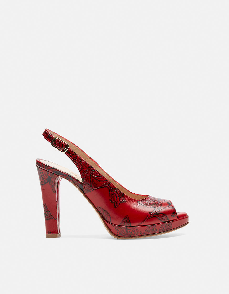 Monroe Sandale Rot  - Schuhe - Special Price - Cuoieria Fiorentina