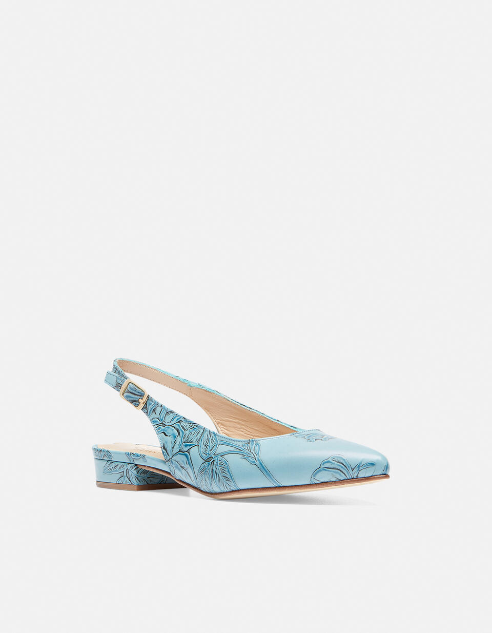 Slingback Mimì Hellblau  - Schuhe - Special Price - Cuoieria Fiorentina