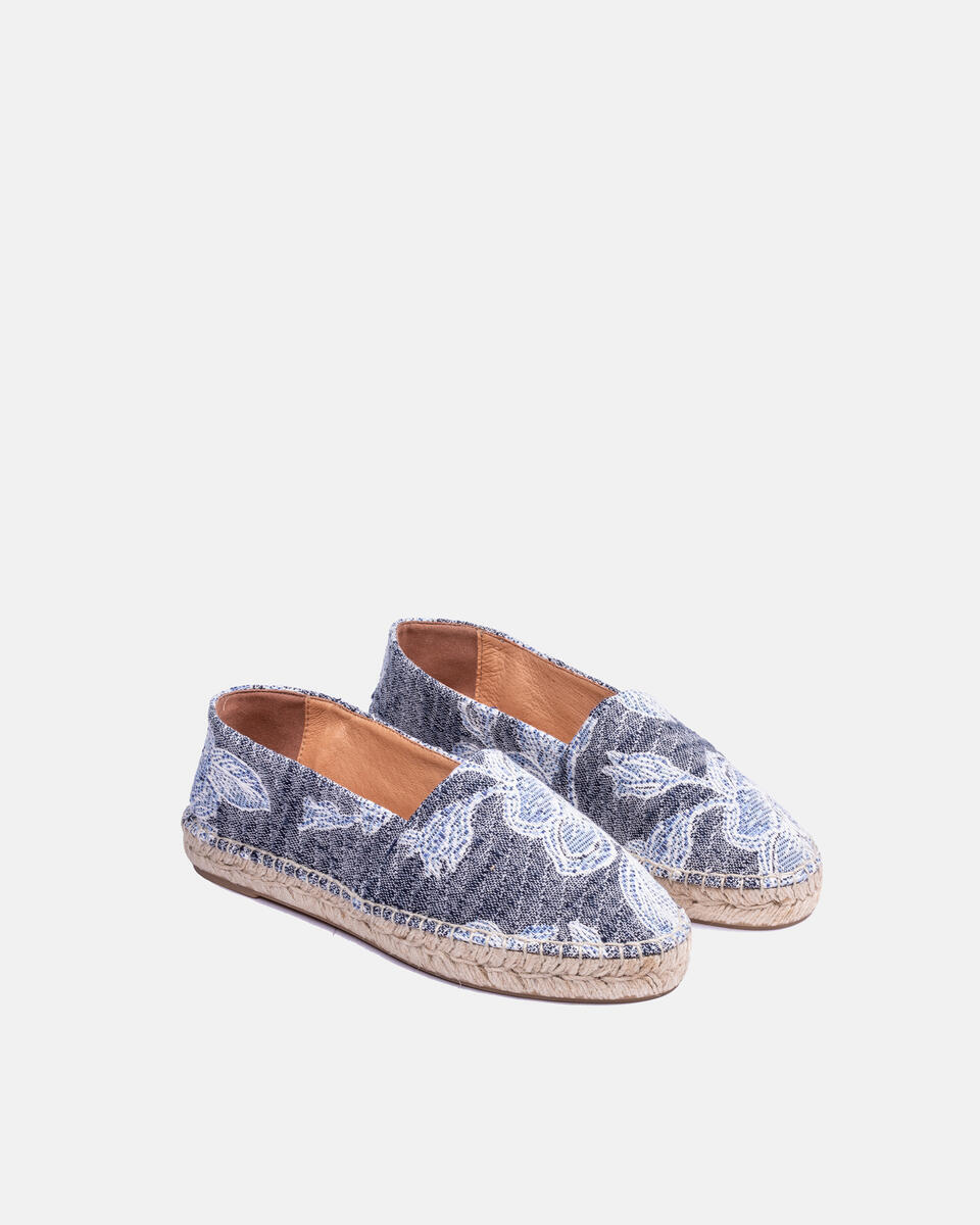 SLIP-ON JACQUARD Denim  - Schuhe - Special Price - Cuoieria Fiorentina