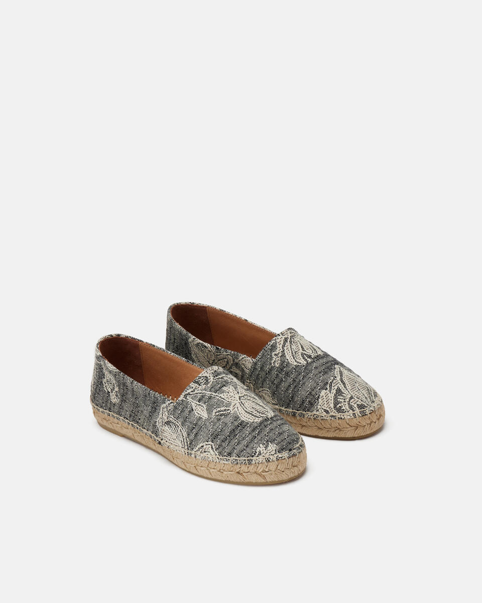 SLIP-ON JACQUARD Schwarz  - Schuhe - Special Price - Cuoieria Fiorentina