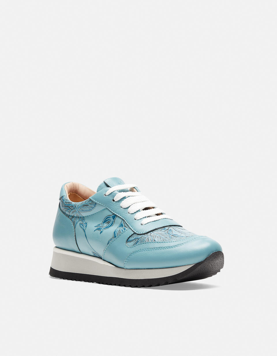 Sneakers Hellblau  - Damen Schuhe - Schuhe - Cuoieria Fiorentina