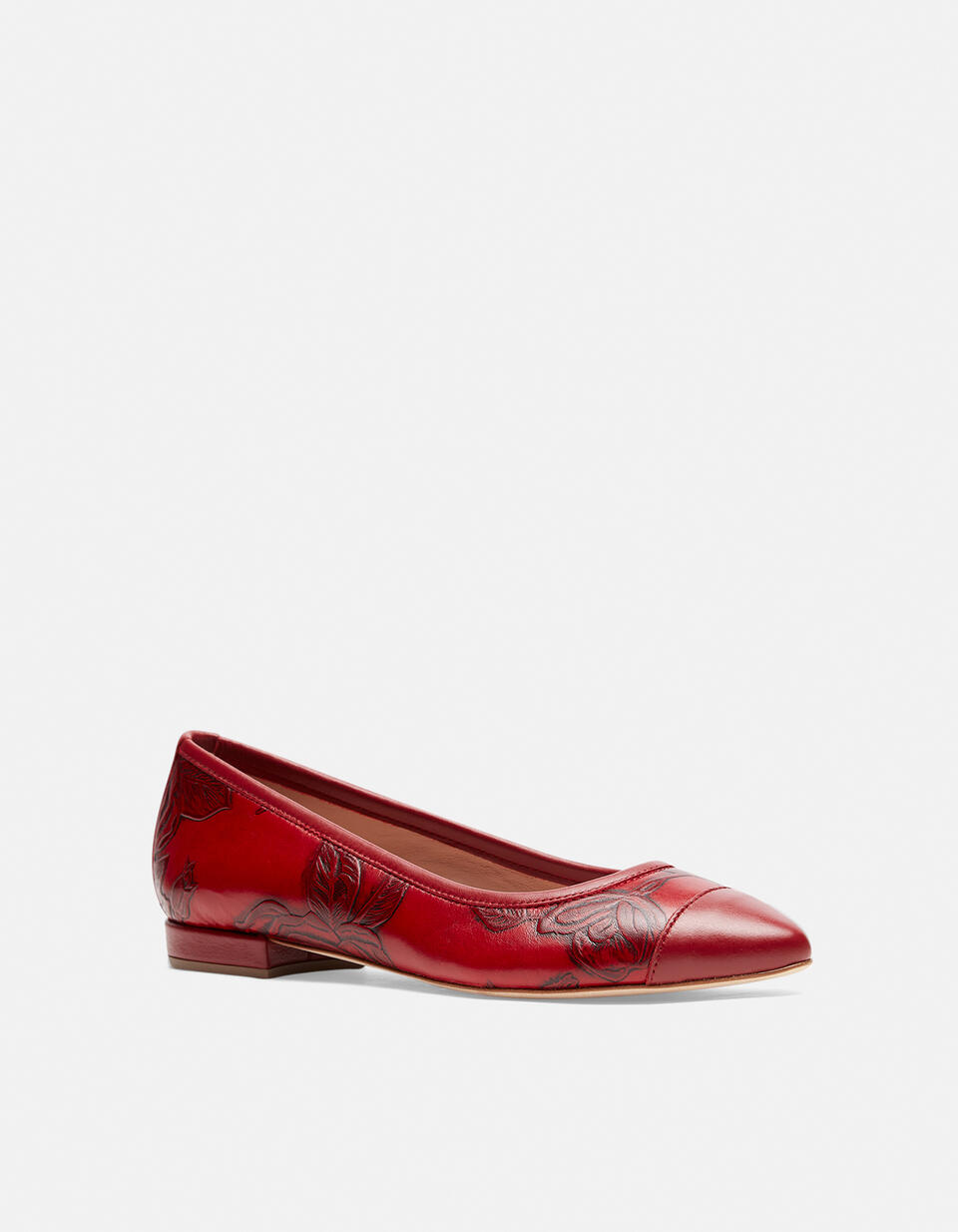 Ballet shoe Rot  - Damen Schuhe - Schuhe - Cuoieria Fiorentina